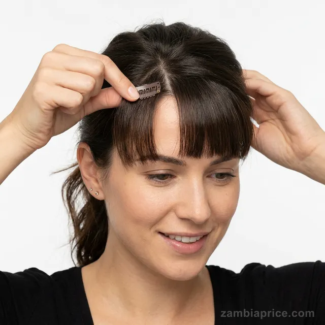 Clip-In Bangs / Fringe (Human Hair Blend)