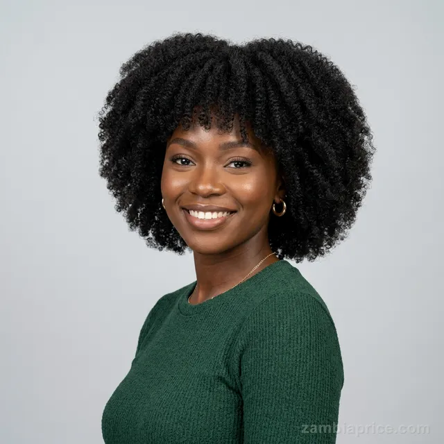 14" 4C Kinky Coily Natural Texture Wig