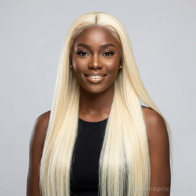 24" Blonde 613 Straight (13x4 HD Frontal)