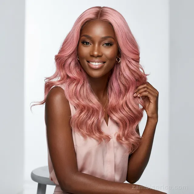 20" Pink / Rose Gold Body Wave Wig (13x4 Frontal)